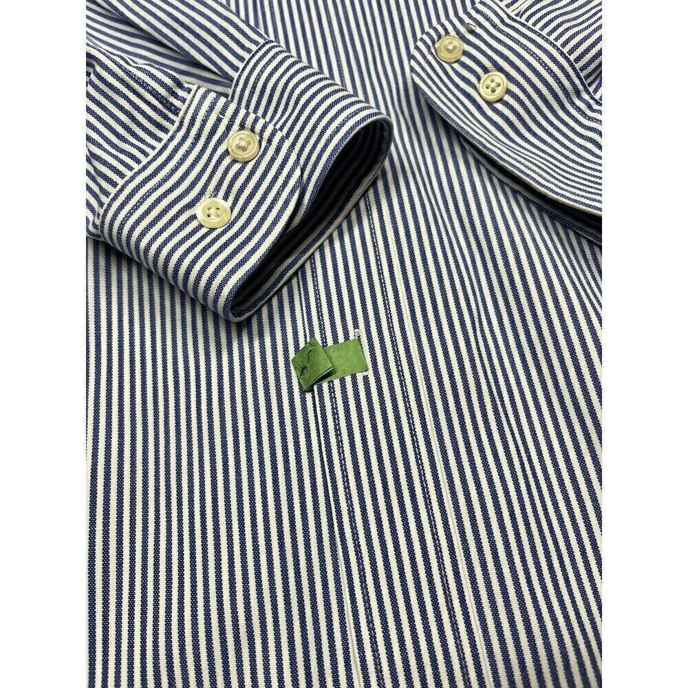 Tommy Hilfiger 100% Cotton Thick button Down Dress Shirt Size M - Picture 3 of 6